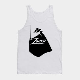 Zorro Black and white Tank Top